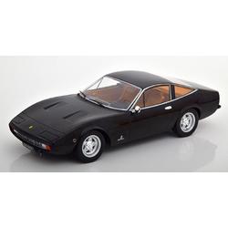 Ferrari 365 GTC 4 1971 (Zwart) (30 cm) (Limited Edition 1 of 750 pcs.) 1/18 KK Scale {Modelauto Schaalmodel Miniatuurauto}